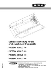 Prebena MOBILO 900 Manual Del Usuario