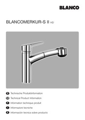 Blanco MERKUR-S II Información Tecnica Sobre Producto