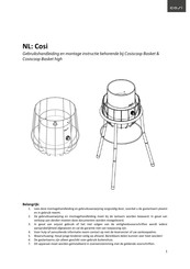 cosi Cosiscoop Basket high Manual De Instrucciones