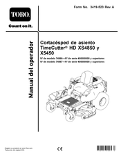 Toro 74867 Manual Del Operador