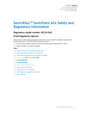 SonicWALL APL26-0AE Manual Del Usuario