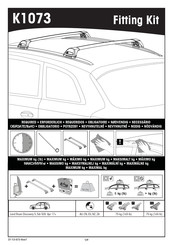 Yakima K1073 Instrucciones De Montaje