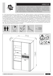 ML MEBLE ARKO 05 Montaje De Instrucción