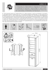 ML MEBLE ARKO 03 Montaje De Instrucción