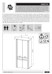 ML MEBLE ARKO 01 Montaje De Instrucción