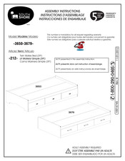 South Shore 3679 Instrucciones De Ensamblaje