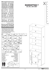 Fmd Furniture MANHATTAN 7 3013-007 Instrucciones De Montaje