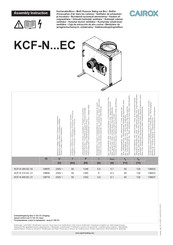 CAIROX KCF-N 400 EC 21 Instrucción De Montaje