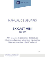 ITS EKSELANS EK CAST MINI 280055 Manual De Usuario