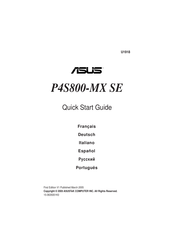 Asus P4S800-MX Guia De Inicio Rapido