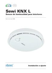 elsner elektronik Sewi KNX L Instalación E Ajuste