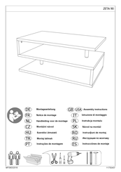 Couchtisch ZETA 90 Instrucciones De Montaje