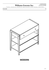 Williams-Sonoma MODERN Instrucciones De Ensamblaje