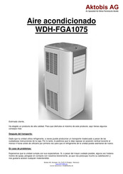 Aktobis WDH-FGA1075 Manual De Instrucciones