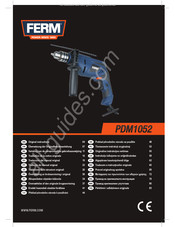 Ferm PDM1052 Manual Del Usuario