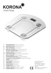 Korona 74550 Instrucciones Para El Uso