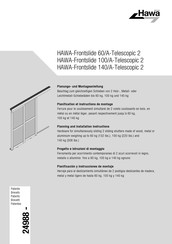 hawa Frontslide 60/A-Telescopic 2 Planificación Y Instrucciones De Montaje