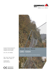 Geobrugg GBE-1000A Manual De Instrucciones