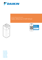Daikin Altherma 3 H MT ECH2O ETSX12P50EF Guía De Referencia Del Usuario