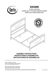 Serta B594QMB Instrucciones De Ensamblaje