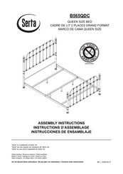 Serta B565QDC Instrucciones De Ensamblaje