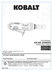 Kobalt SGY-AIR229 Manual Del Usuario