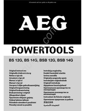 Aeg BS 12G Manual Original