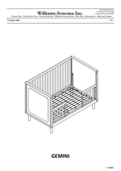 Williams-Sonoma GEMINI Instrucciones De Ensamblaje