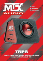 MTX Audio TRP8 Manual De Instrucciones