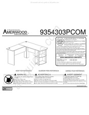 Dorel Ameriwood Industries 9354303PCOM Instrucciones De Montaje