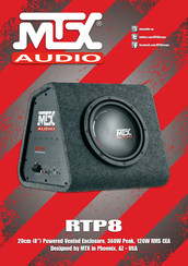 MTX Audio RTP8 Manual De Instrucciones