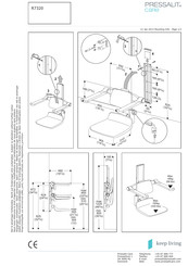 Pressalit Care R7320 Instrucciones De Montaje