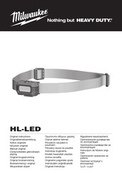 Milwaukee HL-LED Manual Original