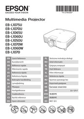 Epson EB-L1060U Referencia Rápida