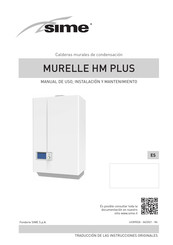 Sime MURELLE HM PLUS Manual De Uso, Instalación Y Mantenimiento