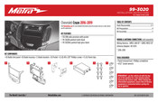 Metra 99-3020 Instrucciones De Instalación