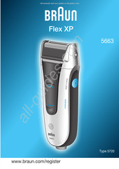 Braun Flex XP 5663 Manual Del Usuario