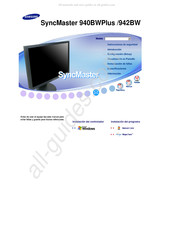 Samsung SyncMaster 940BWPlus Manual Del Usuario