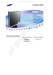 Samsung SyncMaster 940UX Manual Del Usuario