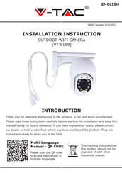 V-TAC VT-5158 Instrucciones De Instalación