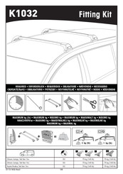 Yakima K1032 Manual De Instrucciones