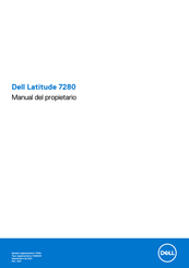 Dell Latitude 7280 Manual Del Propietário