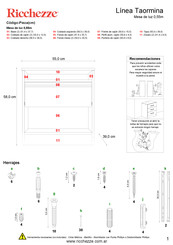 Ricchezze Taormina Manual De Instrucciones