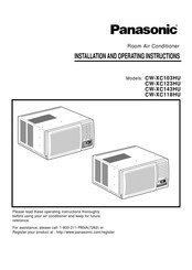 Panasonic CW-XC103HU Instrucciones De Instalación Y  Operación