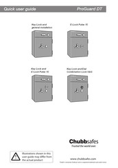 Chubbsafes ProGuard DT Guia De Inicio Rapido