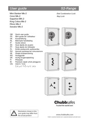 Chubbsafes S2-Range Guia De Inicio Rapido