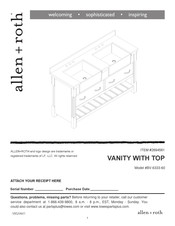 allen+roth BV-6333-60 Manual De Instrucciones