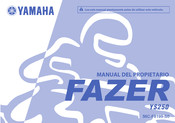 Yamaha FAZER YS250 Manual Del Propietário