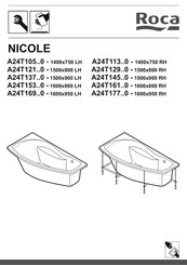 Roca NICOLE A24T169 0 Serie Manual Del Usuario