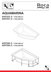 Roca AQUAMARINA A24T256 Serie Instrucciones Generales De Instalación